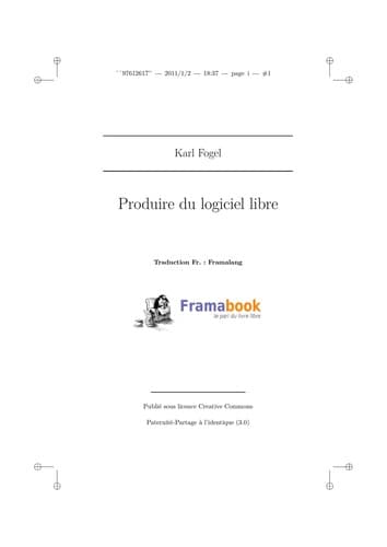 Tapa de Produire du logiciel libre