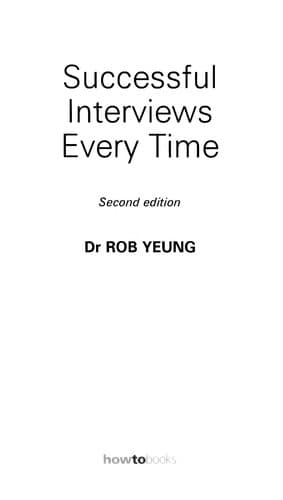 Tapa de Successful interviews every time