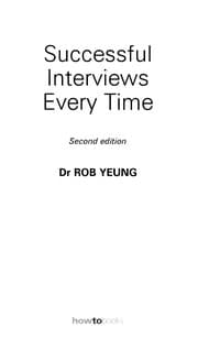 Tapa de Successful interviews every time