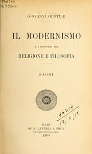 Tapa de Il modernismo e i rapporti tra religione e filosofia