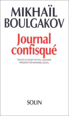Tapa de Journal confisqué
