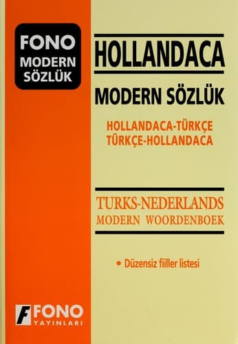 Tapa de Hollandaca modern sözlük
