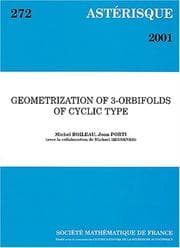 Tapa de Geometrization of 3-orbifolds of cyclic type