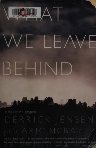 Tapa de What we leave behind