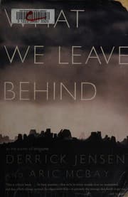 Tapa de What we leave behind