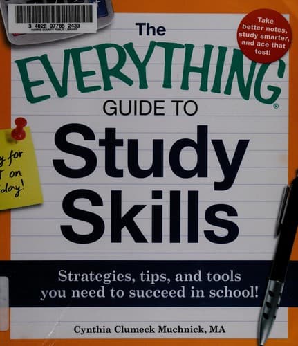 Tapa de The everything guide to study skills