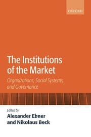 Tapa de The institutions of the market