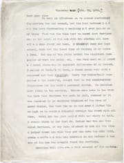 Tapa de [Incomplete transcript of letter to] Dear Aunt Mary