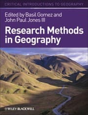 Tapa de Research methods in geography