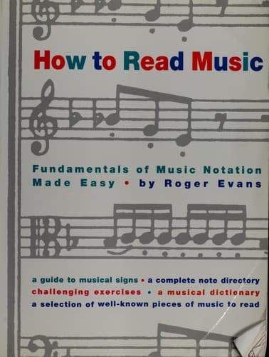 Tapa de How to read music