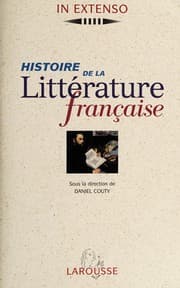 Tapa de Histoire de la littérature francaise