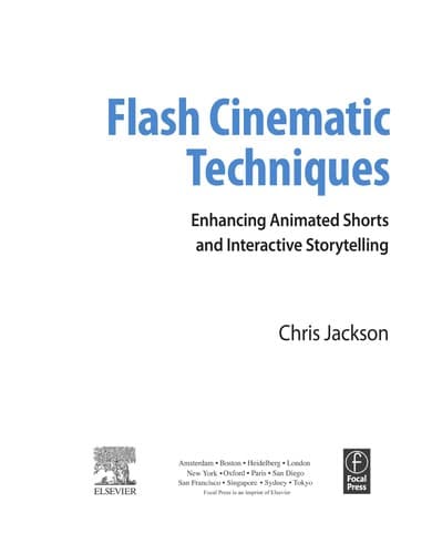 Tapa de Flash cinematic techniques