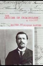 Tapa de The origins of criminology