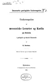 Tapa de Undersøgelse af mesozoiske lerarte og kaolin paa Bornholm i geologisk og teknisk henseende