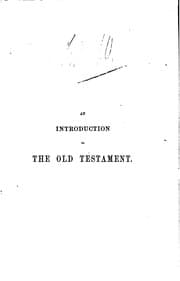 Tapa de An Introduction to the Old Testament