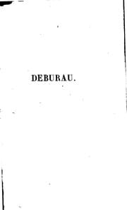 Tapa de Deburau: Histoire du théâtre à quatre sous, pour faire suite à l'Histoire du théâtre-français