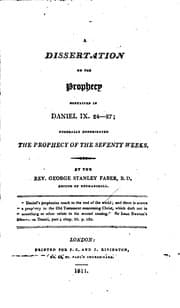 Tapa de A dissertation on the prophecy contained in Daniel ix, 24-27