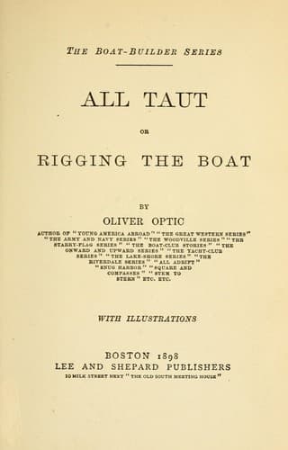 Tapa de All taut, or, Rigging the boat