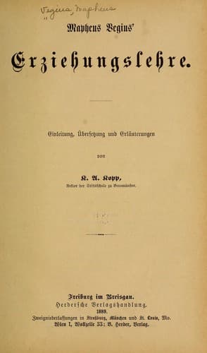 Tapa de Pädagogische shriften