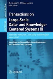 Tapa de Transactions on Large-Scale Data- and Knowledge-Centered Systems XI