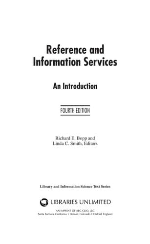 Tapa de Reference and information services