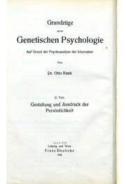 Tapa de Grundzüge einer Genetischen Psychologie auf Grund der Psychoanalyse der Ichstruktur II. Gestaltung und Ausdruck der Persönlichkeit