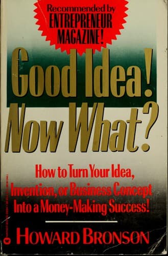 Tapa de Good idea! now what?