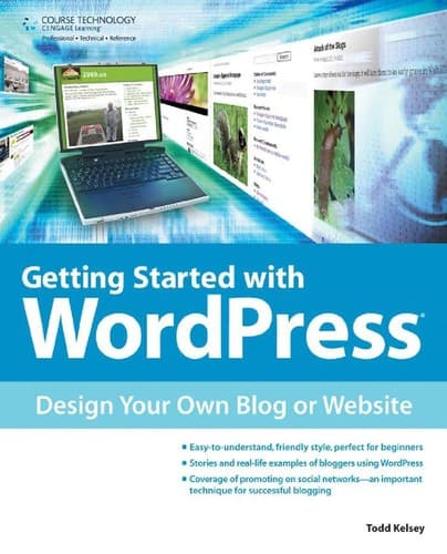 Tapa de Getting started with WordPress