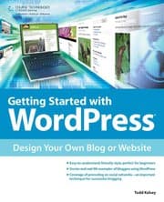 Tapa de Getting started with WordPress