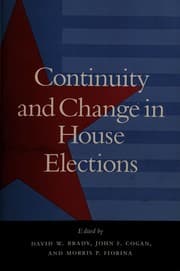 Tapa de Continuity and change in House elections