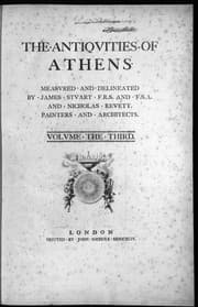 Tapa de The antiqvities of Athens