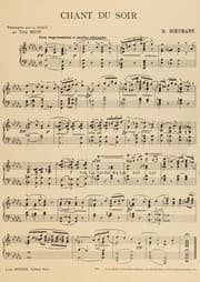 Tapa de Chant du soir