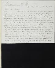 Tapa de [Incomplete letter to] Dear Mr. Parker