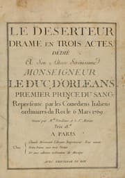 Tapa de Le déserteur