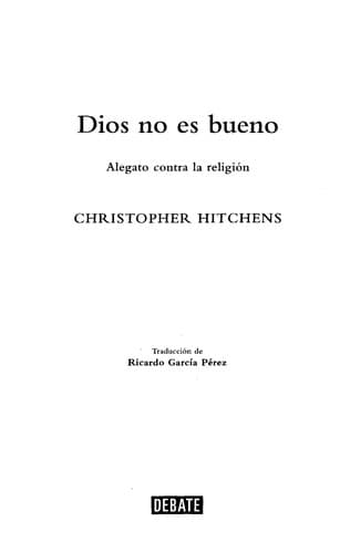 Tapa de Dios no es bueno