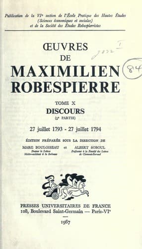 Tapa de Oeuvres complètes