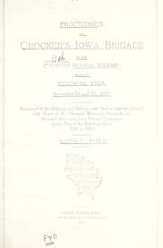 Tapa de Proceedings of Crocker's Iowa Brigade ... biennial reunion ...