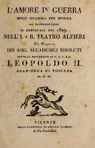 Tapa de L'amore in guerra