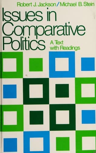 Tapa de Issues in comparative politics