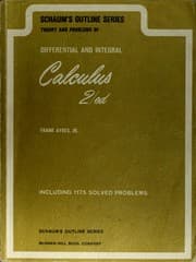 Tapa de Schaum's outline of theory and problems of differential and integral calculus
