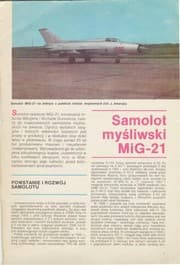 Tapa de Samolot mys liwski MiG-21