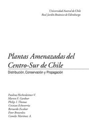 Tapa de Plantas amenazadas del Centro-Sur de Chile
