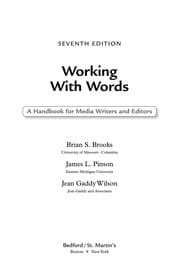 Tapa de Working with words