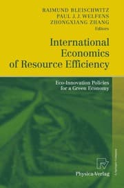 Tapa de International Economics of Resource Efficiency