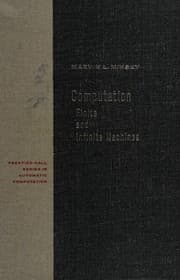 Tapa de Computation: finite and infinite machines
