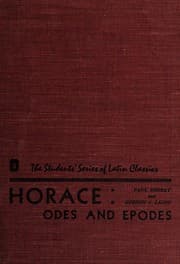 Tapa de Odes and Epodes