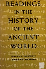 Tapa de Readings in the history of the ancient world