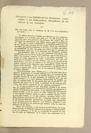 Tapa de Circulares á los cabildos de las Provincias, transcriptas á los Gobernadores Intendentes de las mismas y sus tenientes