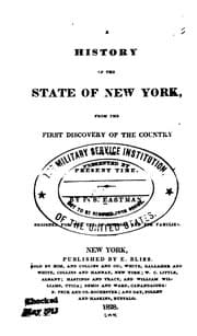 Tapa de A history of the state of New York