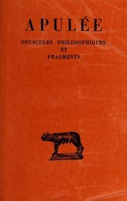Tapa de Opuscules philosophiques (Du dieu de Socrate, Platon et sa doctrine, Du monde) et fragments
